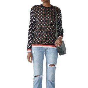 Diane Von Furstenberg Hari Knit Pullover Size M